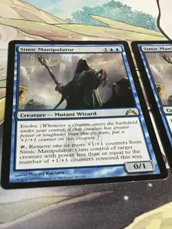 C6114 MAGIC MTG GATECRASH SIMIC MANIPULATOR 2X #50 DMG RARE - Image 3