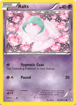 Ralts RC8/RC25 Holo Legendary Treasures: Radiant Collection Pokemon Holo LP - Image 1