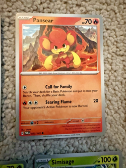 Pansear Simisear Panpour Simipour Pansage Simisage Lot (12) Pokemon TCG NM - Image 4