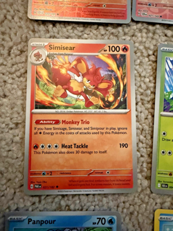 Pansear Simisear Panpour Simipour Pansage Simisage Lot (12) Pokemon TCG NM - Image 5