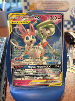 Pokemon TCG Gardevoir & Sylveon GX Holo Card 130/214 Unbroken Bonds - Image 1
