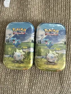 Pokemon TCG: Mega Evolution—Ascended Heroes Mini Tin: Togepi & Totodile 2X - Image 1