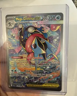 Mega Greninja ex 116/086 SIR Special Illustration Rare Chaos Rising Pokemon - Image 2