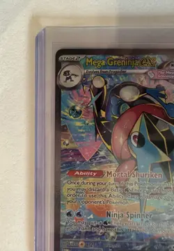 Mega Greninja ex 116/086 SIR Special Illustration Rare Chaos Rising Pokemon - Image 3