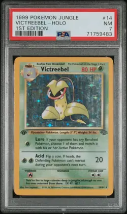 PSA 7 Victreebel (#14) / 1999 Pokemon Jungle - Image 1