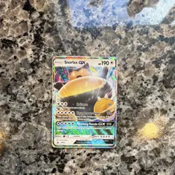 Pokemon Snorlax GX SM05 Full Art Promo Holo Card 190 HP Basic Pokemon TCG - Image 1