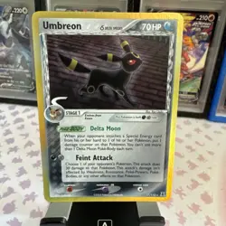 Pokemon Umbreon 17/113 EX Delta Species Holo Rare 2005 LP - Image 1