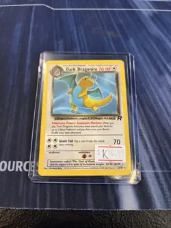 Pokemon Dark Dragonite 22/82 Team Rocket Non Holo Rare - Image 1