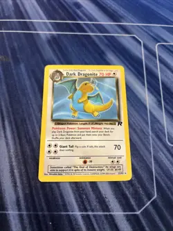 Pokemon Dark Dragonite 22/82 Team Rocket Non Holo Rare - Image 2
