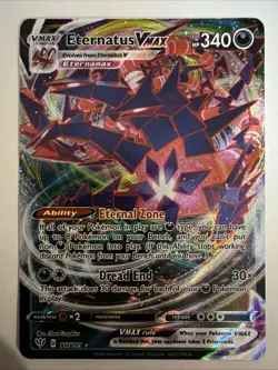 Eternatus Vmax - 117/189 Darkness Ablaze Ultra Rare Pokemon TCG - NM - Image 1