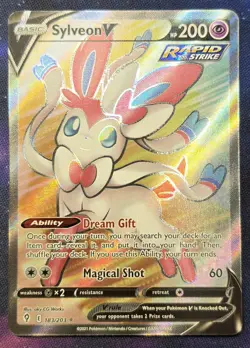 Pokemon TCG: Evolving Skies (183/203) Sylveon V Full Art Ultra Rare (NM) - Image 1
