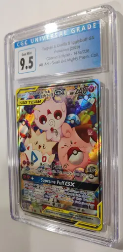 Pokemon Togepi & Cleffa & Igglybuff GX 143a/236 Alternate Art Holo CGC 9.5 - Image 3