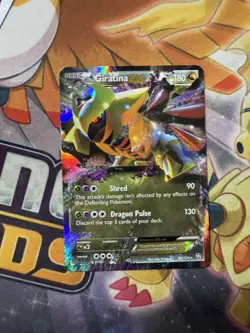 Giratina EX 92/124 Holo Ultra Rare Dragons Exalted Pokemon Card - Image 1