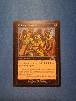 Culling the Weak Exodus LP Magic MTG - Image 1