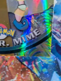 Topps Chrome 2000 Mr. Mime Pokemon TV Spectra #122 MP See Photos 🔥❤ - Image 4