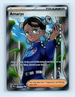 Pokemon tcg SV: Prismatic Evolutions Amarys Near Mint or Better - Image 1