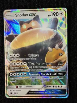 Snorlax GX SM05 Sun And Moon Black Star Promos 2016 Pokemon TCG MP - Image 1