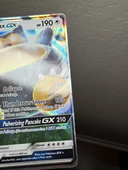 Snorlax GX SM05 Sun And Moon Black Star Promos 2016 Pokemon TCG MP - Image 3