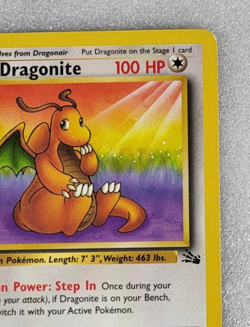 Dragonite 19/62 HP/DMG Fossil Non Holo Rare Unlimited Pokemon TCG - Image 4