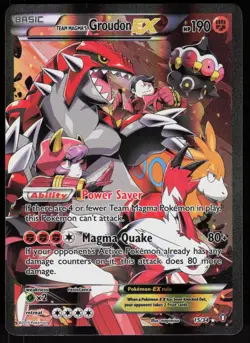 Pokemon Team Magma's Groudon EX 15/34 Double Crisis Ultra Rare Lightly Played - Image 1