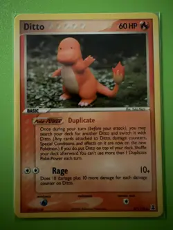 Ditto (Charmander) Pokemon TCG 37/113 EX Delta Species 2005 - NM Condition - Image 1