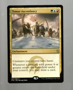 Magic The Gathering (MTG) 1x Temur Ascendancy Khans of Tarkir - Image 1