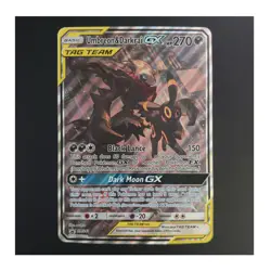 Jumbo Umbreon & Darkrai GX SM241 TAG TEAM Holo Black Star Promo English. Lp/Nm - Image 1