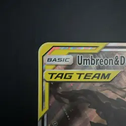Jumbo Umbreon & Darkrai GX SM241 TAG TEAM Holo Black Star Promo English. Lp/Nm - Image 2