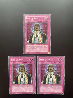 Yugioh Rite Of Spirit PGD-100 1st Edition Common HP X3 - Image 1