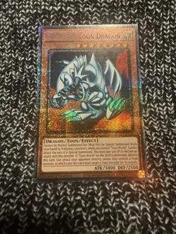 Blue-Eyes Toon Dragon Rarity Collection 5 Holo 1st Ed RA05-EN008 YuGiOh - Image 1