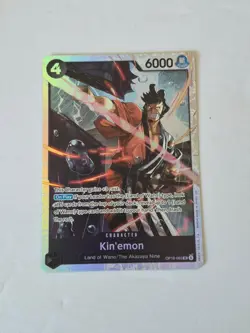 Kin'emon OP16-082 Super Rare The Time of Battle One Piece Foil Near Mint - Image 1
