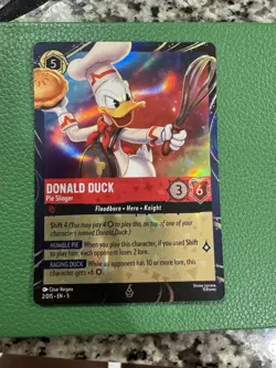 Disney Lorcana Magical Places- Rapunzel & Donald Duck EPCOT Promo Cards SET - Image 3