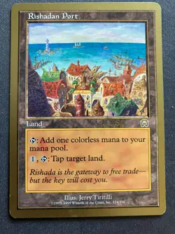 MTG Rishadan Port {2001 Jan Tomcani (MMQ) World Championship Decks} - LP/MP - Image 1