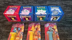Pokemon lot (6)Toysite Candy dispenser/(4) 23k Gold Card's *SEALED - Image 2