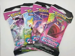 Pokemon Fusion Strike Sleeved Packs Art Set - SHIPS IN 24HRS - Image 1