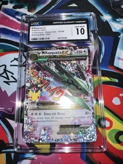 CGC 10 M Rayquaza EX 76/108 Celebrations Classic Collection Pokemon TCG - Image 1