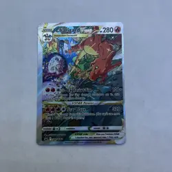 Pokemon Raw Charizard VSTAR - SWSH262 Sword & Shield Black Star Promo OFF CENTER - Image 1