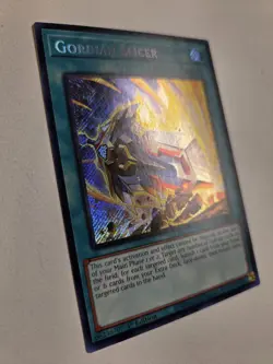 Gordian Slicer ALIN-EN066 Secret Rare Alliance Insight Yugioh 1st Edition Mint - Image 2