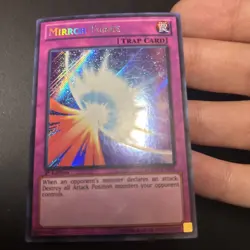 YUGIOH • MIRROR FORCE • SECRET RARE • LCYW-EN091 • 1st EDITION • NM - Image 5