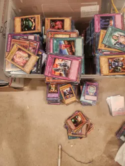 1 Box Mixed Lot Yugioh And 1 Box Of Old School Card Bundle - Image 2