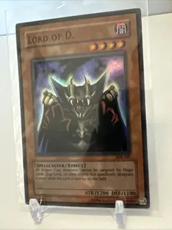 YuGiOh • Lord of D • SDK-041 • Holo Unlimited Super Rare • MP - Image 2