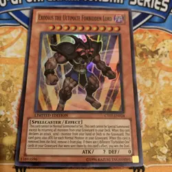 Yugioh Exodius the Ultimate Forbidden Lord CT07-EN024 NM - Image 1