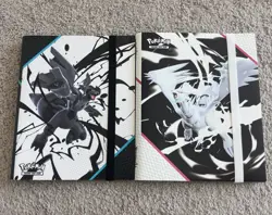 Pokemon TCG Scarlet Violet Black Bolt & White Flare Binder Set (Binders Only) - Image 1