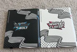 Pokemon TCG Scarlet Violet Black Bolt & White Flare Binder Set (Binders Only) - Image 5