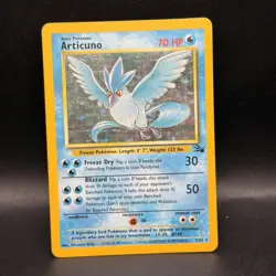 Pokemon TCG Articuno 2/62 Fossil 1999 Holo - Image 1