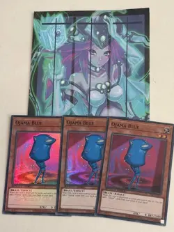 Yugioh 3x Ojama Blue Super STP5-EN012 Speed Duel: Tournament Pack 5 Unlimited NM - Image 1