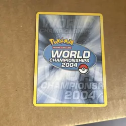 Pokemon TCG Swampert ex 95/95 EX Team Magma vs. Team Aqua World Champion 2004 - Image 2