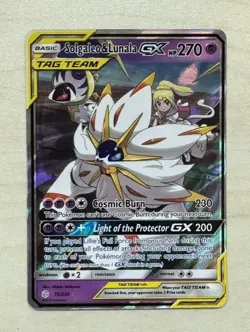 Pokemon TCG Solgaleo & Lunala GX 75/236 Cosmic Eclipse Ultra Rare NM - Image 1