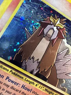 Entei 06/64 Neo Revelation Holo Pokemon MJ - Image 3