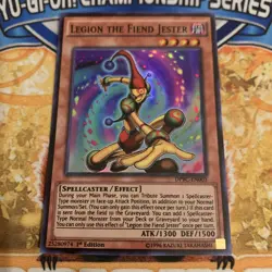 Yugioh Legion The Fiend Jester DPBC-EN003 1st Edition NM - Image 1